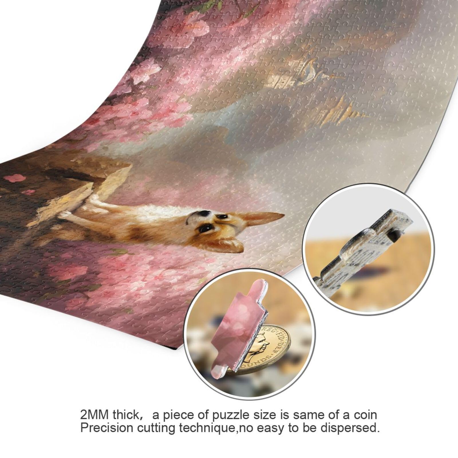 Amazon.com: ZENWAWA Chihuahua Painting Jigsaw Puzzle 1000
